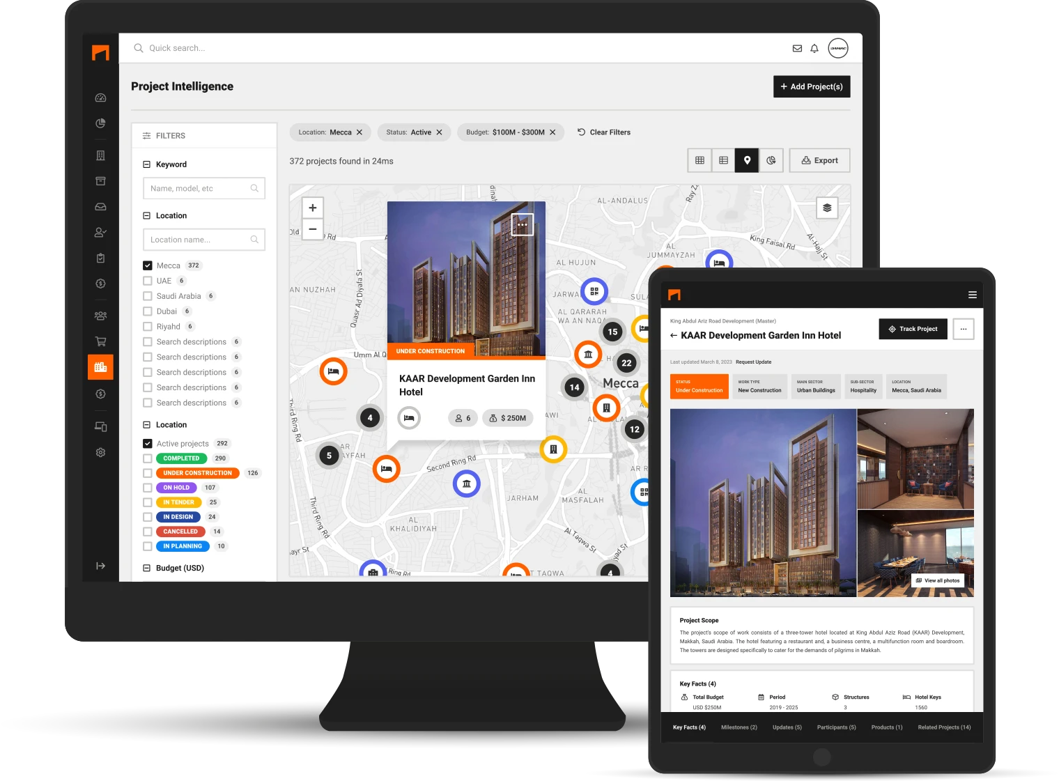 Construction and Project Intelligence Database